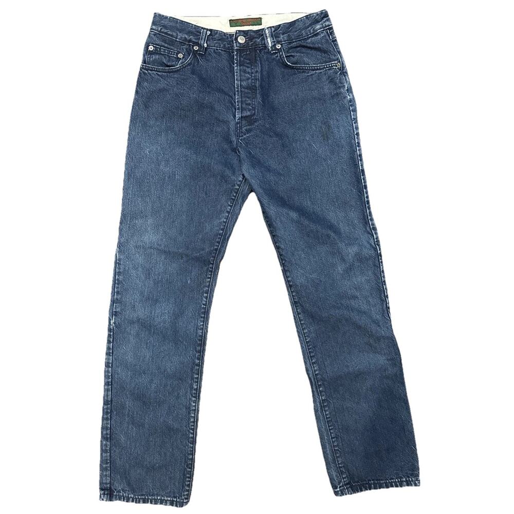 Katherine Hamnett Jeans 30 Blue Button fly Made In Italy
